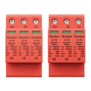 SPD 1000VDC 3P Orange SPD 20-40KA DC Surge Protector